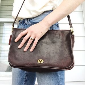 Vintage Leather Coach Purse